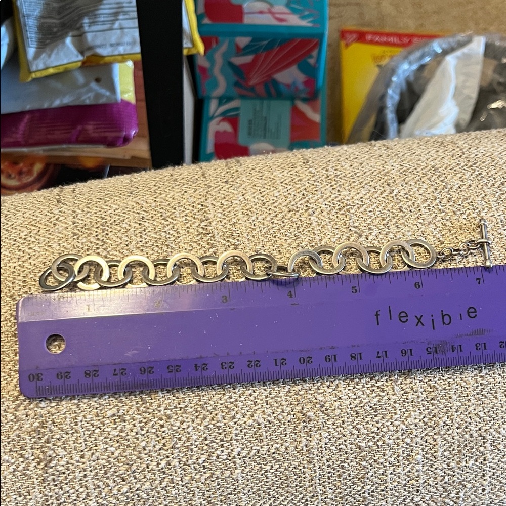 Circle Link Toggle Bracelet - image 2